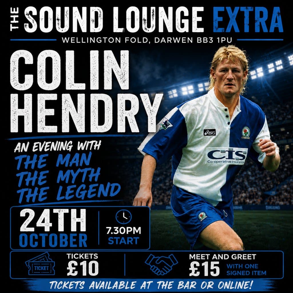 An Evening with Colin Hendry, The Sound Lounge Darwen, Darwen