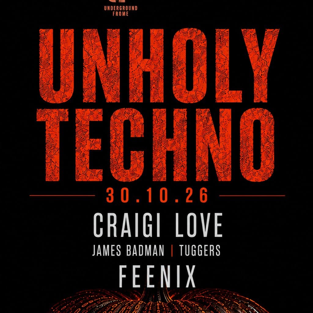 Techmeout - Unholy Techno, The Tunnels, Frome