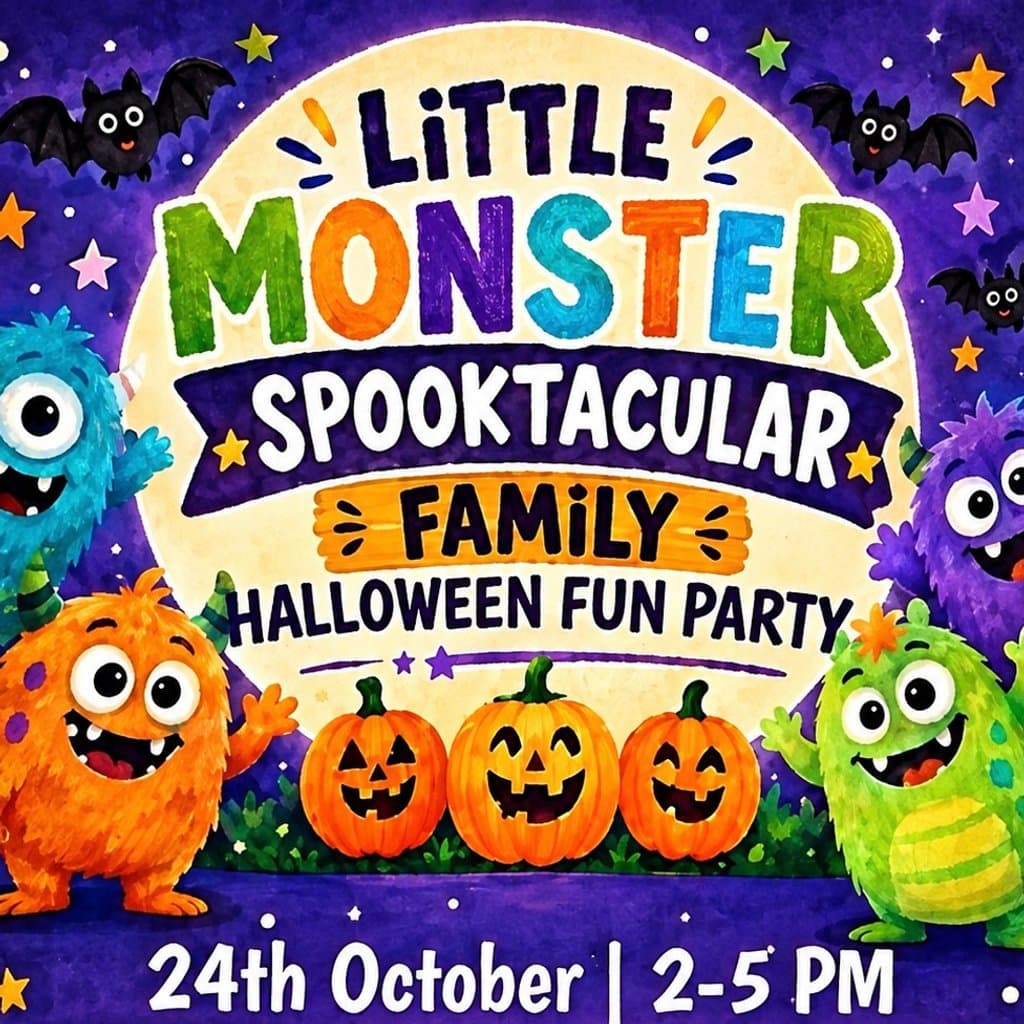 Little Monster Spooktacular Family Halloween Fun Party, Westbourne Community Centre, London