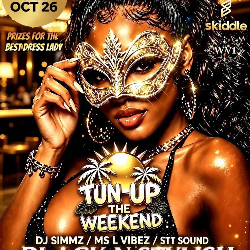Tun up the weekend black and stylish, WV1 Cocktail Bar, Wolverhampton